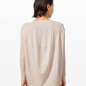 Lululemon Back in Action Heathered Silk Rose
